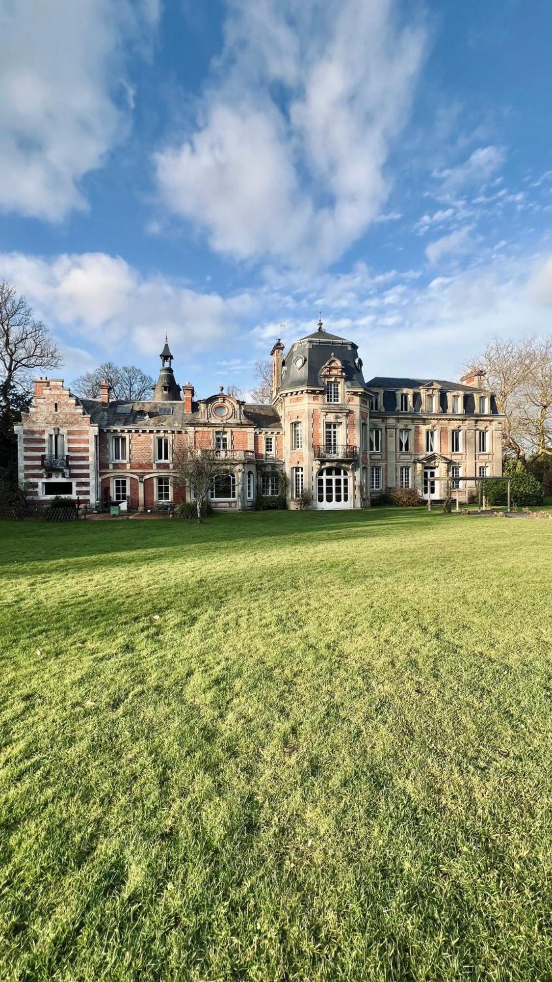 Le Chateau De Bertreville Saint Ouen Entre Mer Et Campagne Eksteriør billede